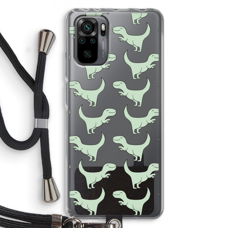 Dinos: Xiaomi Redmi Note 10 Pro Transparant Hoesje met koord