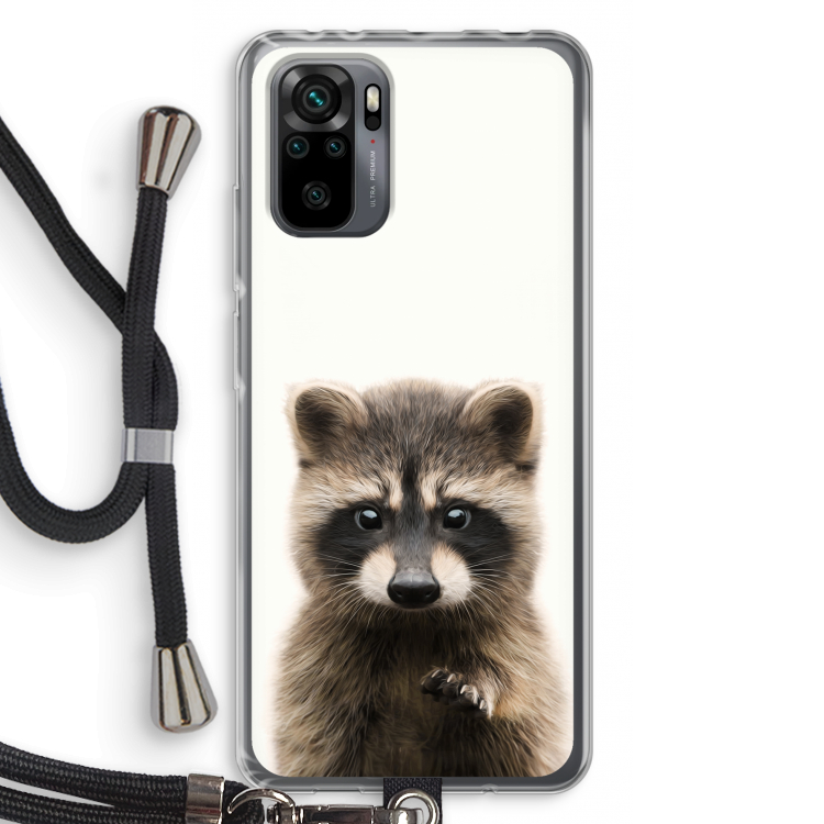Rocco: Xiaomi Redmi Note 10 Pro Transparant Hoesje met koord