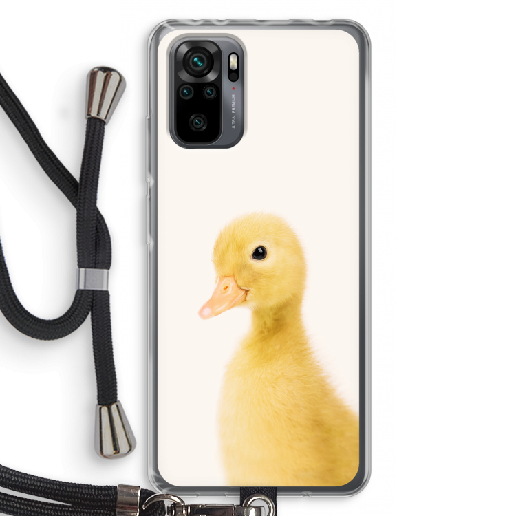 Duke: Xiaomi Redmi Note 10 Pro Transparant Hoesje met koord