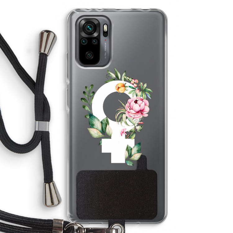 Venus: Xiaomi Redmi Note 10 Pro Transparant Hoesje met koord