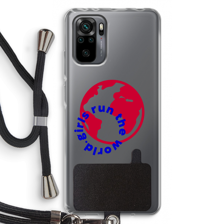 Run The World: Xiaomi Redmi Note 10 Pro Transparant Hoesje met koord