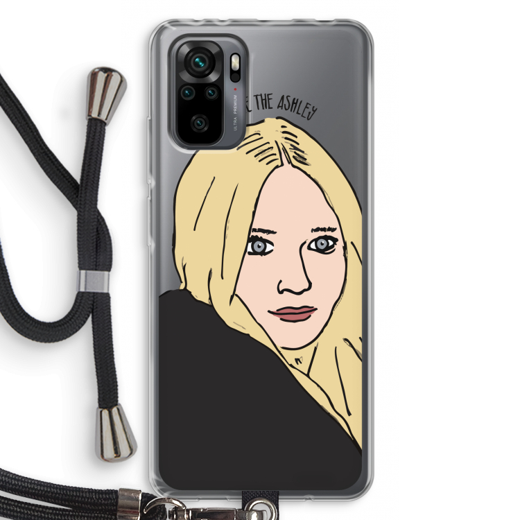 Ashley: Xiaomi Redmi Note 10 Pro Transparant Hoesje met koord