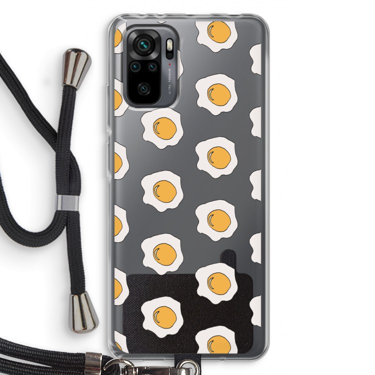 Bacon to my eggs #1: Xiaomi Redmi Note 10 Pro Transparant Hoesje met koord