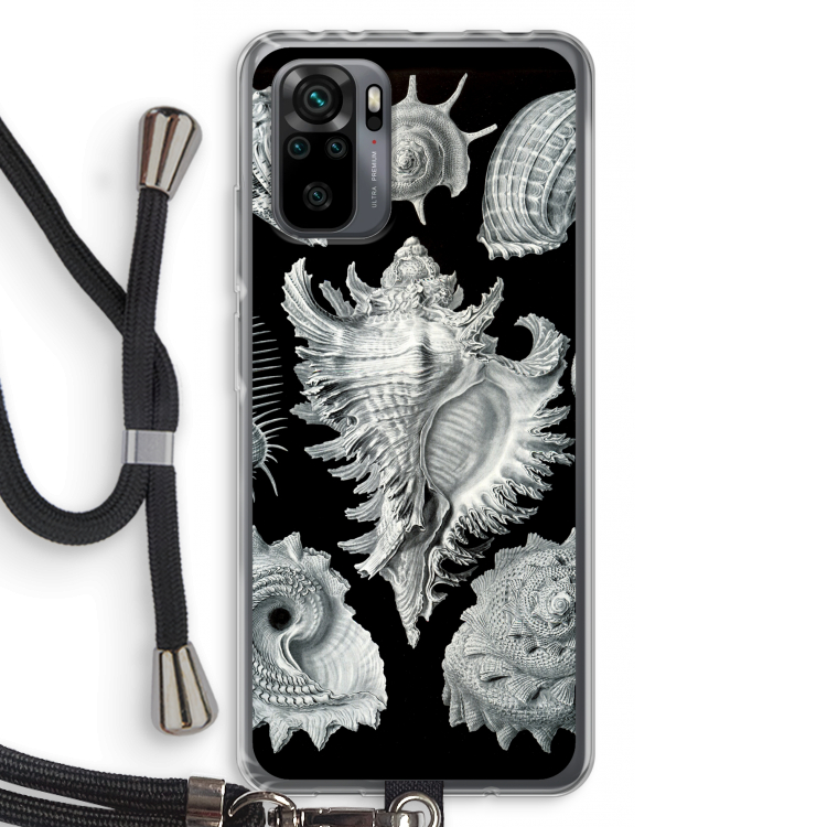 Haeckel Prosobranchia: Xiaomi Redmi Note 10 Pro Transparant Hoesje met koord
