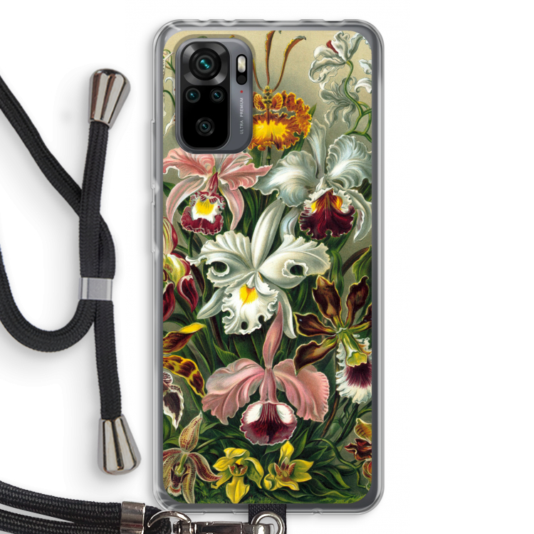 Haeckel Orchidae: Xiaomi Redmi Note 10 Pro Transparant Hoesje met koord