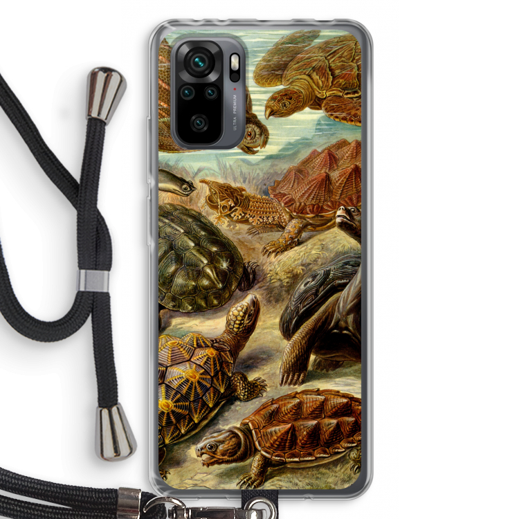 Haeckel Chelonia: Xiaomi Redmi Note 10 Pro Transparant Hoesje met koord