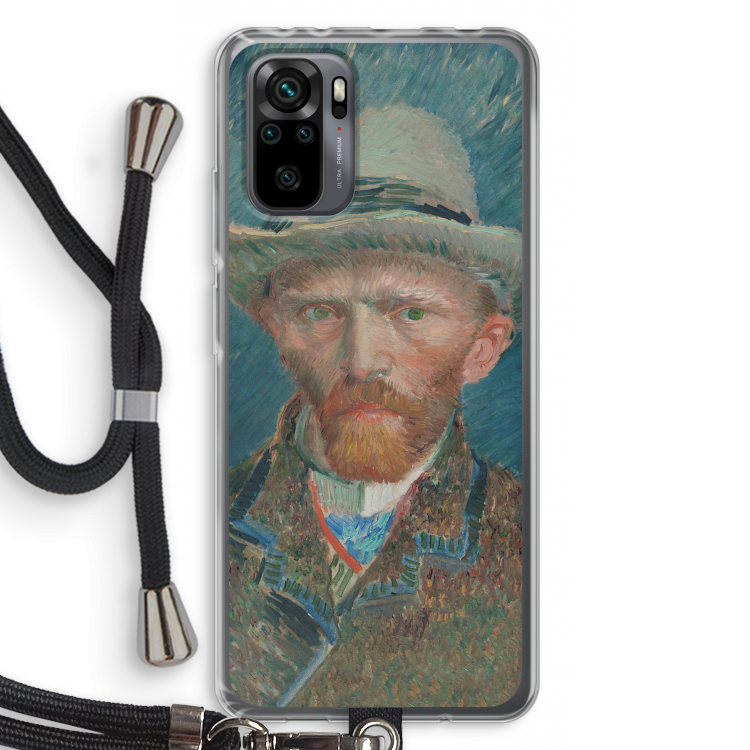 Van Gogh: Xiaomi Redmi Note 10 Pro Transparant Hoesje met koord