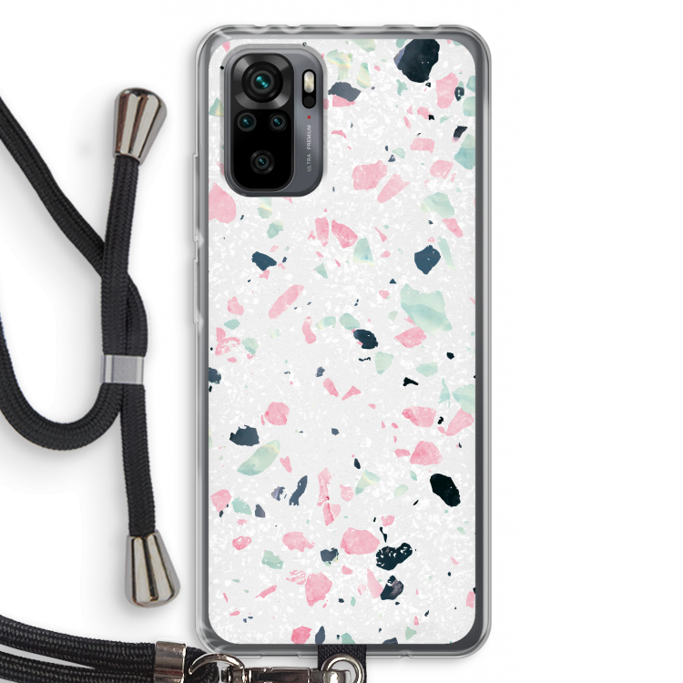 Terrazzo N°3: Xiaomi Redmi Note 10 Pro Transparant Hoesje met koord