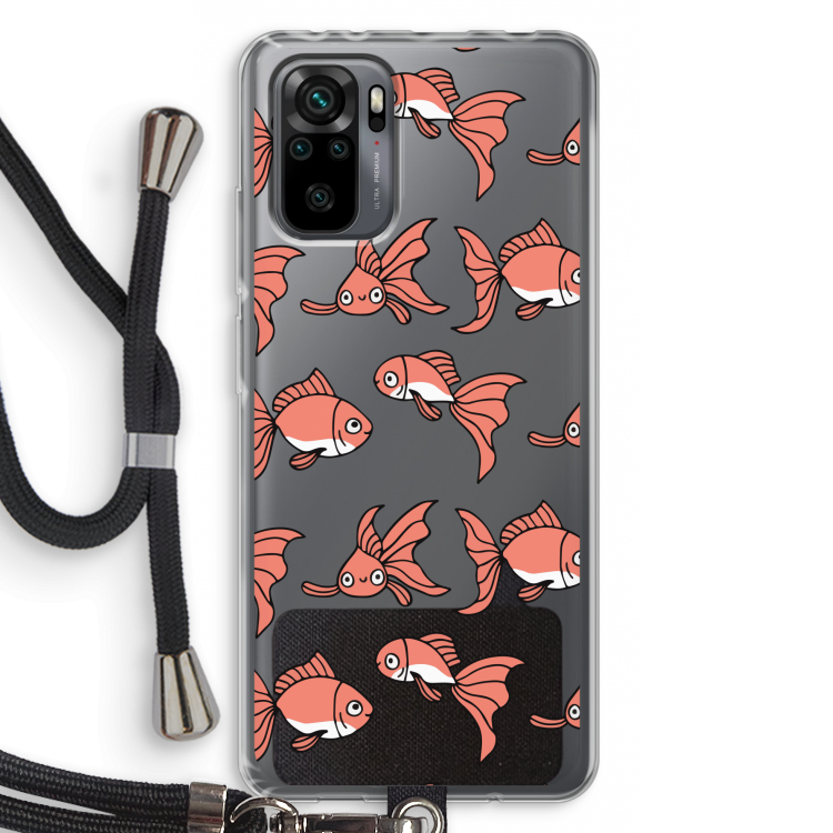 Blub: Xiaomi Redmi Note 10 Pro Transparant Hoesje met koord