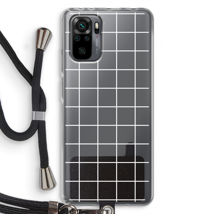 Rooster 2: Xiaomi Redmi Note 10 Pro Transparant Hoesje met koord