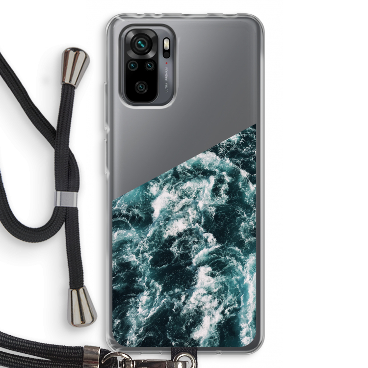 Zee golf: Xiaomi Redmi Note 10 Pro Transparant Hoesje met koord
