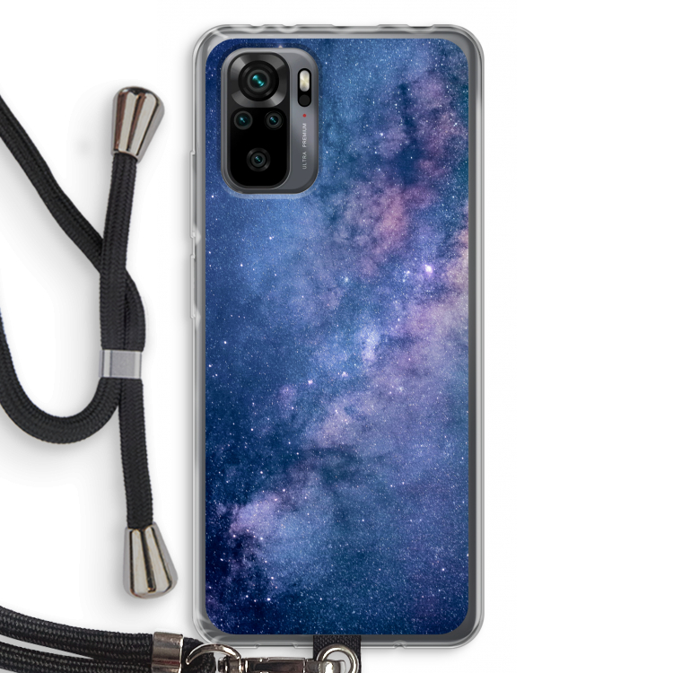 Nebula: Xiaomi Redmi Note 10 Pro Transparant Hoesje met koord