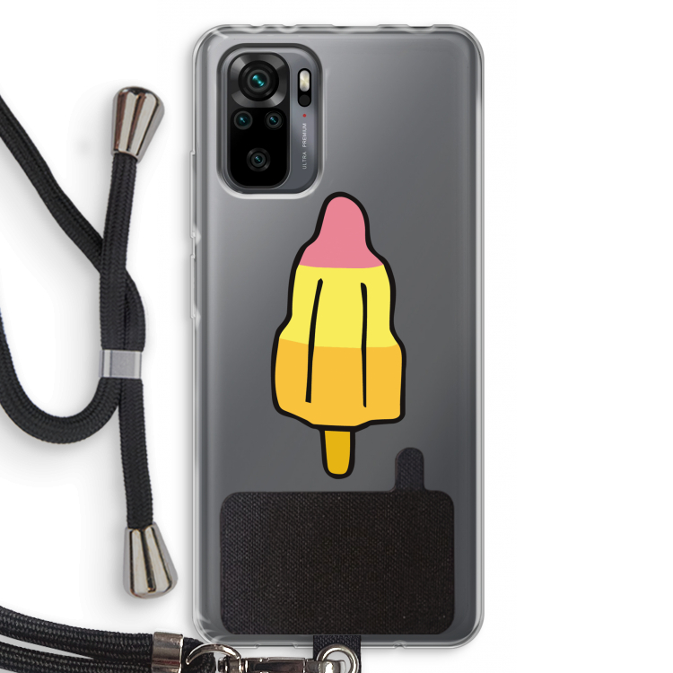 Raketijsje: Xiaomi Redmi Note 10 Pro Transparant Hoesje met koord