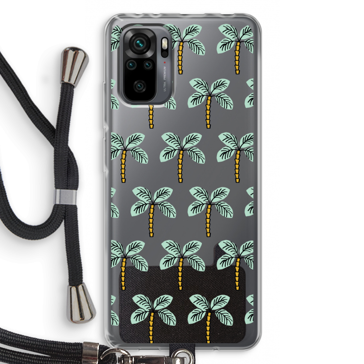 Paradise: Xiaomi Redmi Note 10 Pro Transparant Hoesje met koord