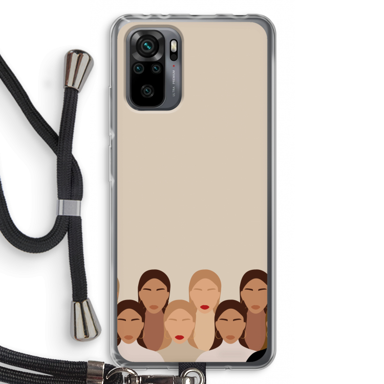 Girls girls girls: Xiaomi Redmi Note 10 Pro Transparant Hoesje met koord