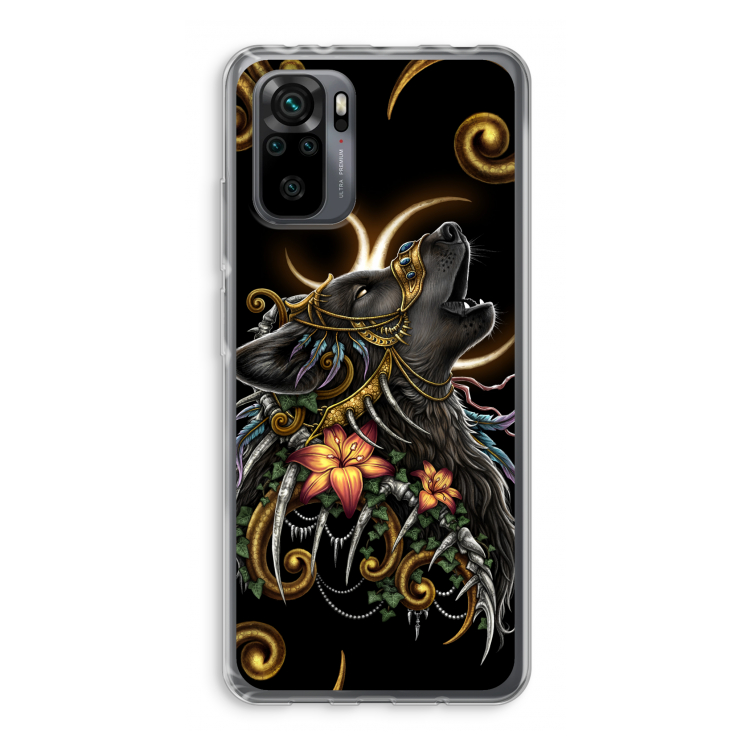 Huilende Wolf: Xiaomi Redmi Note 10 Pro Transparant Hoesje