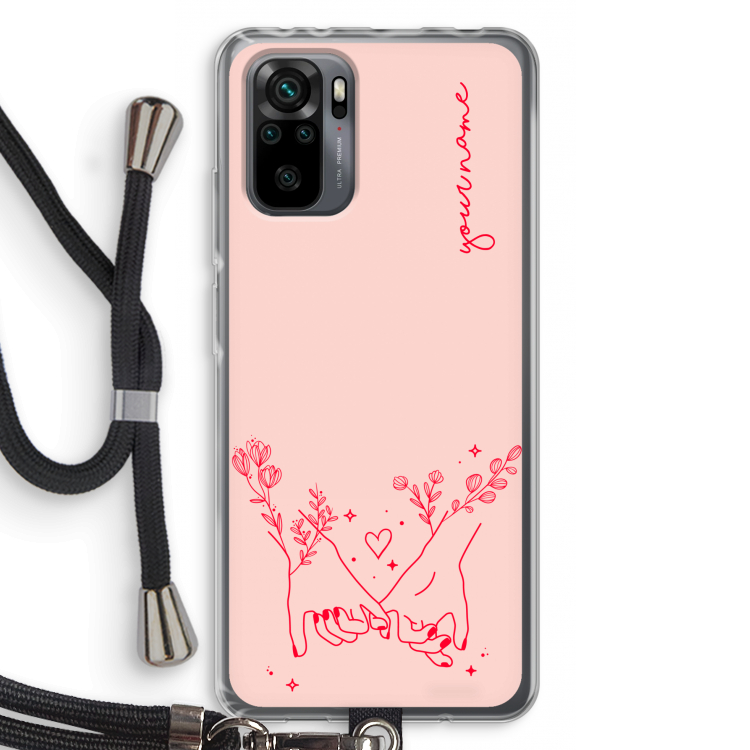 Best Friends: Xiaomi Redmi Note 10 Pro Transparant Hoesje met koord
