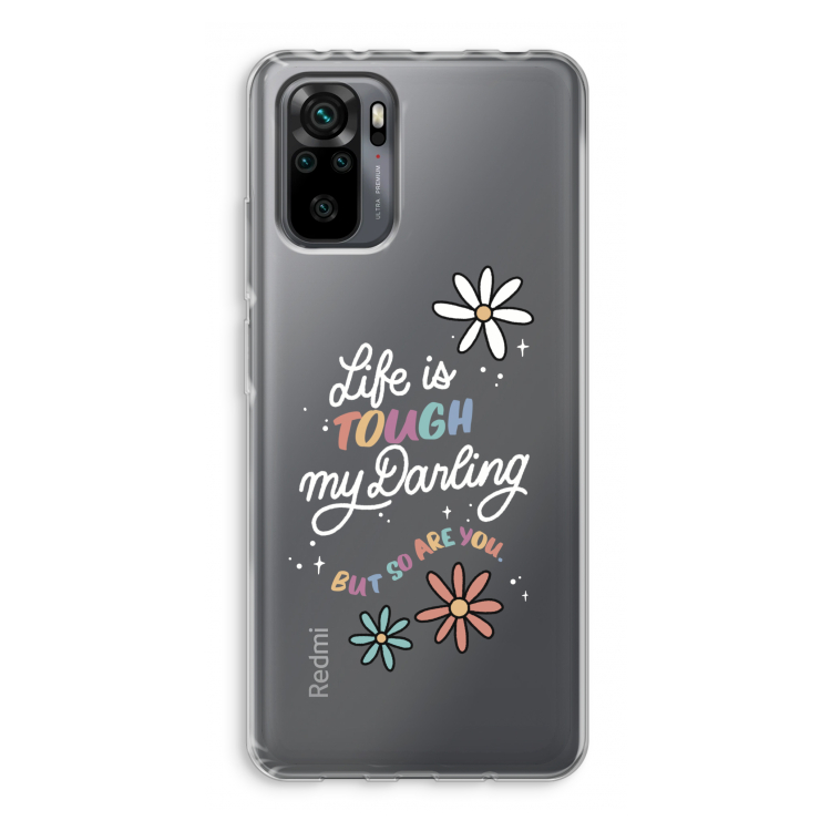Tough Life: Xiaomi Redmi Note 10 Pro Transparant Hoesje
