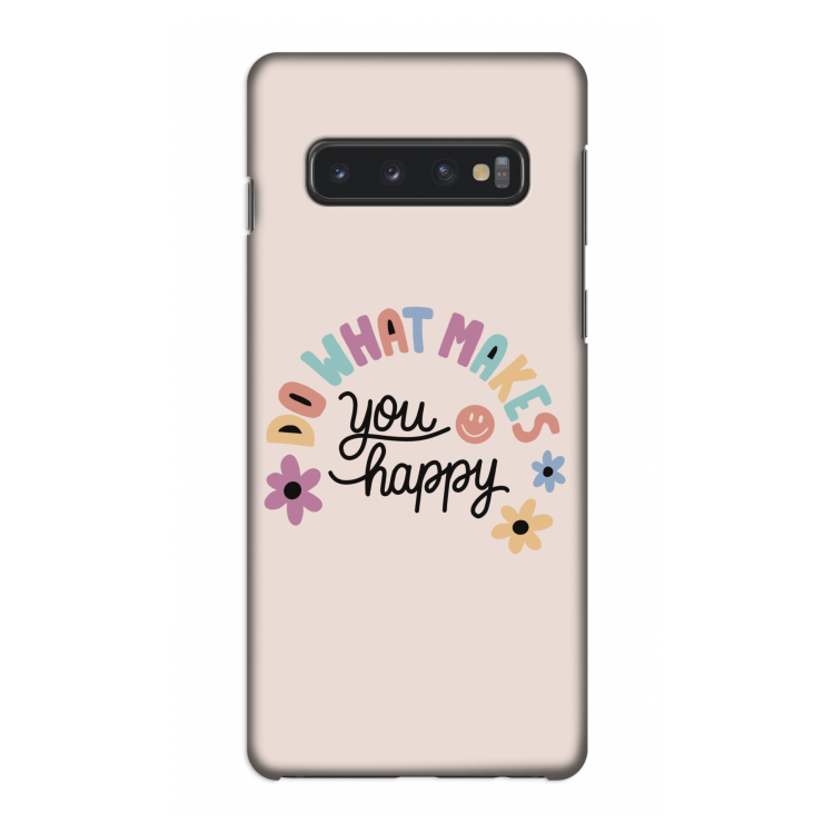 Happy days: Samsung Galaxy S10 4G Volledig Geprint Hoesje