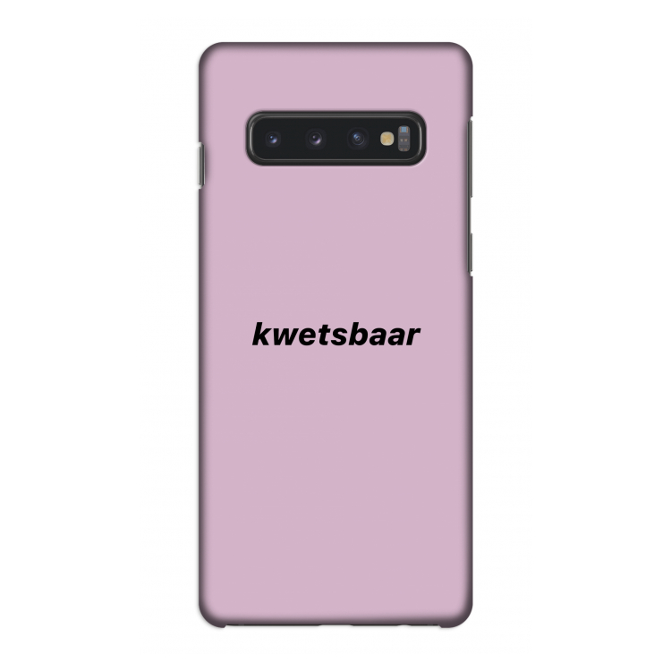 kwetsbaar: Samsung Galaxy S10 4G Volledig Geprint Hoesje