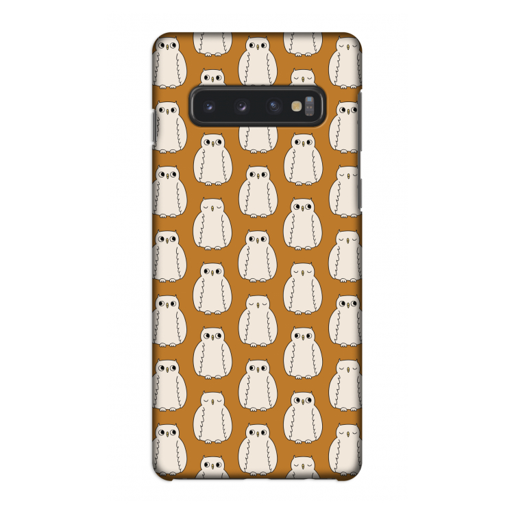 Uilen: Samsung Galaxy S10 4G Volledig Geprint Hoesje