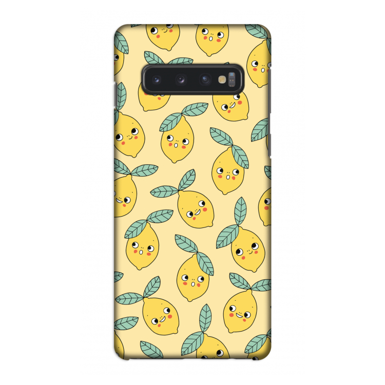 Citroenen: Samsung Galaxy S10 4G Volledig Geprint Hoesje