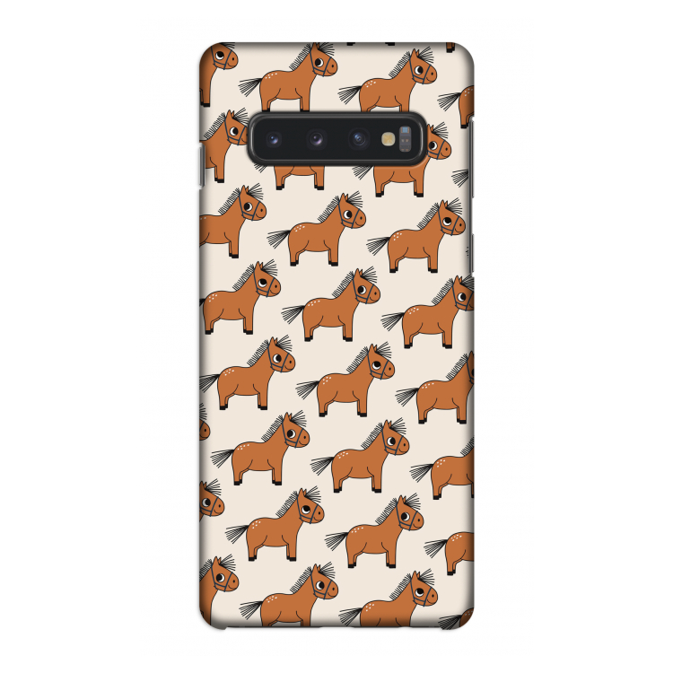 Pony: Samsung Galaxy S10 4G Volledig Geprint Hoesje