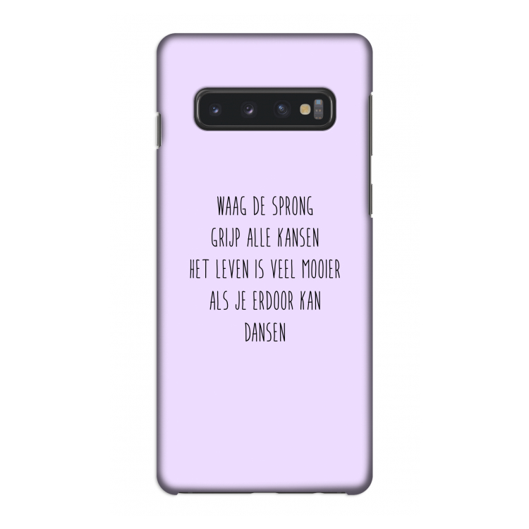Sprong: Samsung Galaxy S10 4G Volledig Geprint Hoesje