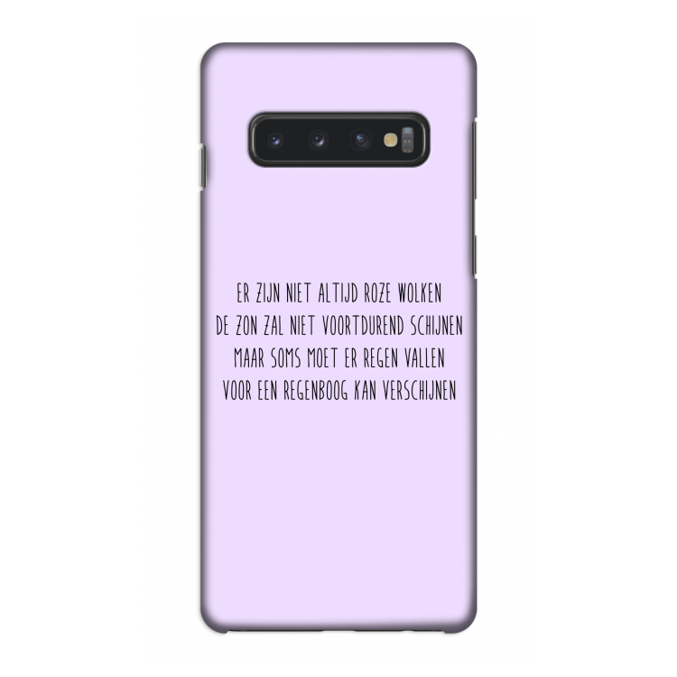 Regenboog: Samsung Galaxy S10 4G Volledig Geprint Hoesje