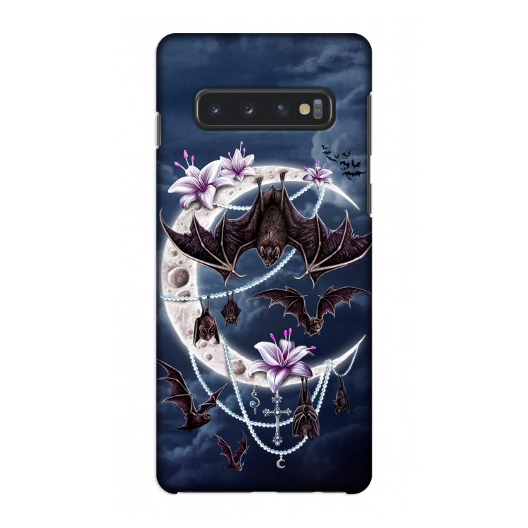 Vleermuizen Maan: Samsung Galaxy S10 4G Volledig Geprint Hoesje