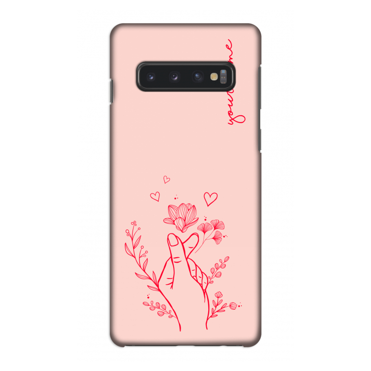 Giving Flowers: Samsung Galaxy S10 4G Volledig Geprint Hoesje
