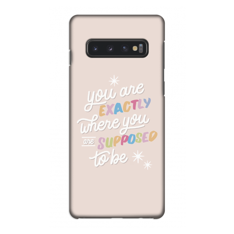 Right Place: Samsung Galaxy S10 4G Volledig Geprint Hoesje