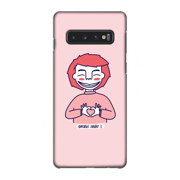 Hartje: Samsung Galaxy S10 4G Volledig Geprint Hoesje