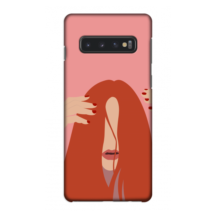 Woke up like this: Samsung Galaxy S10 4G Volledig Geprint Hoesje