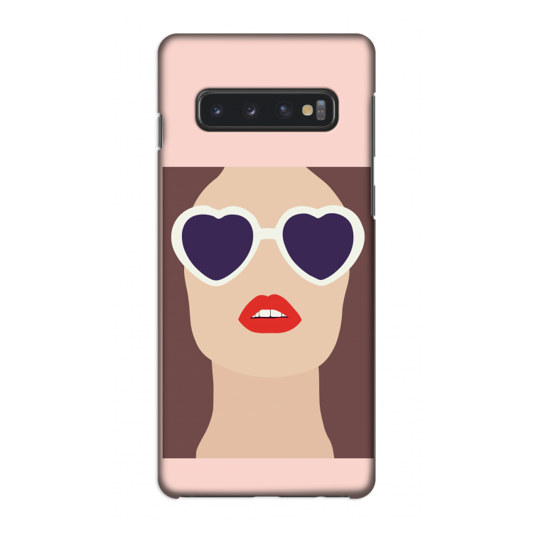 Red lips: Samsung Galaxy S10 4G Volledig Geprint Hoesje