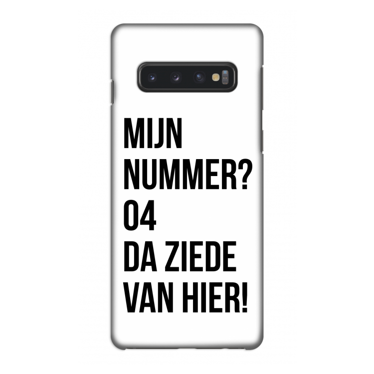 Da ziede van hier: Samsung Galaxy S10 4G Volledig Geprint Hoesje