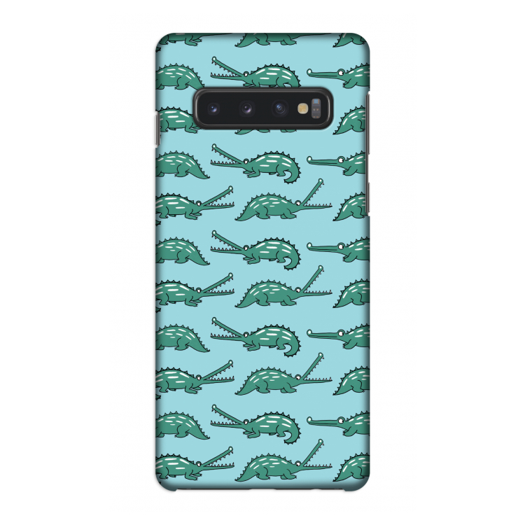 Kroko: Samsung Galaxy S10 4G Volledig Geprint Hoesje