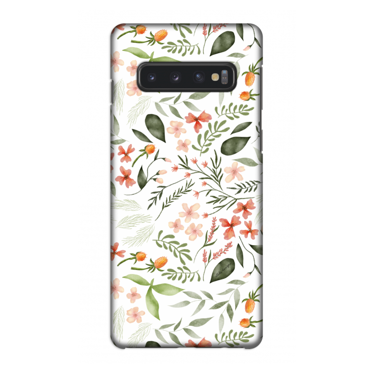 Sweet little flowers: Samsung Galaxy S10 4G Volledig Geprint Hoesje