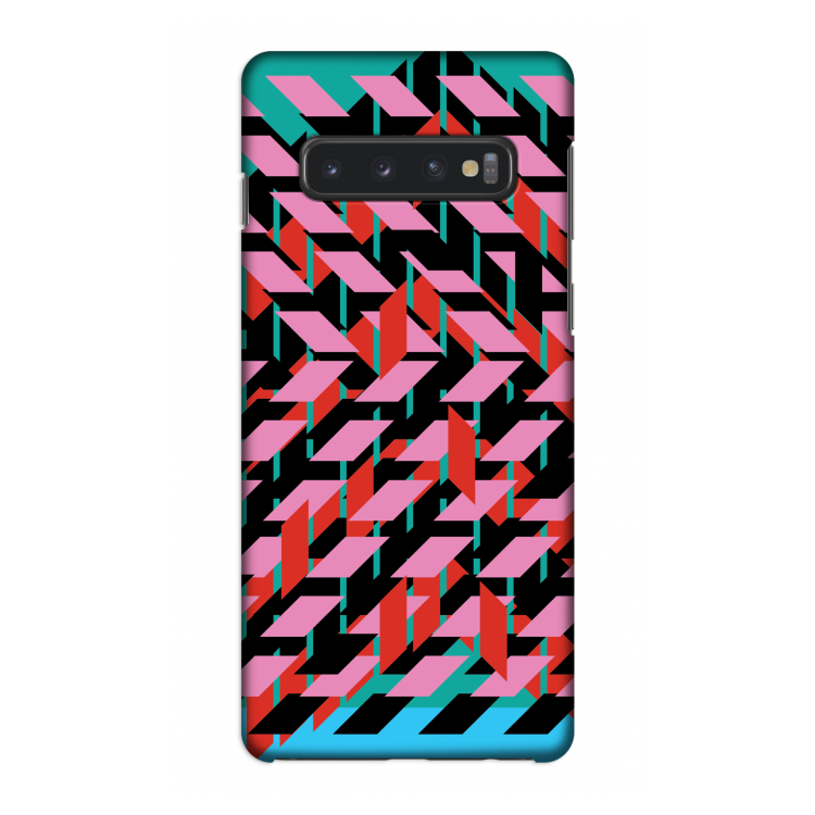 Skew Blush 2: Samsung Galaxy S10 4G Volledig Geprint Hoesje