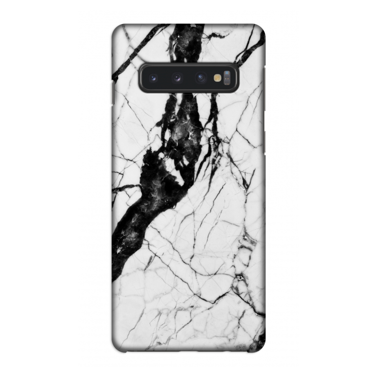 Witte marmer 2: Samsung Galaxy S10 4G Volledig Geprint Hoesje