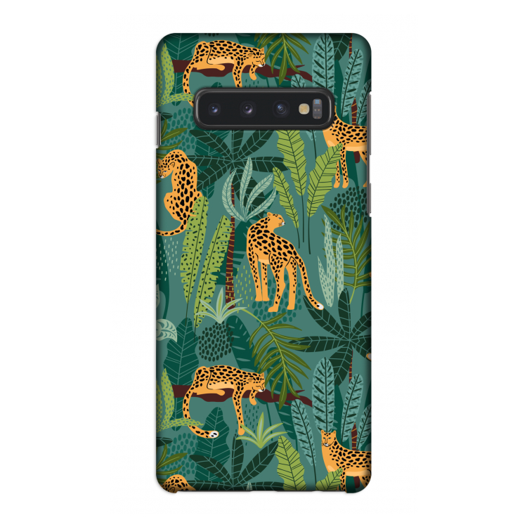 Luipaard 2: Samsung Galaxy S10 4G Volledig Geprint Hoesje