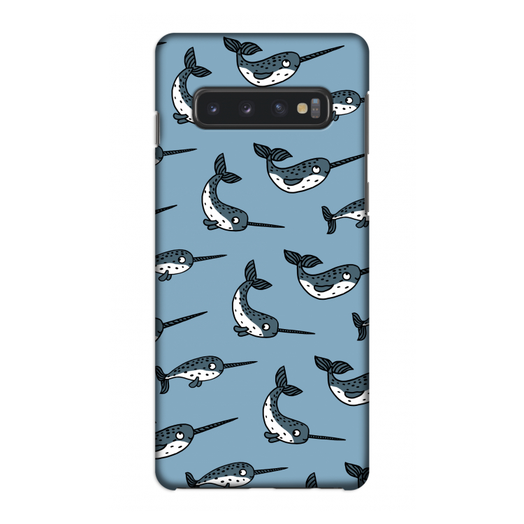Narwhal: Samsung Galaxy S10 4G Volledig Geprint Hoesje