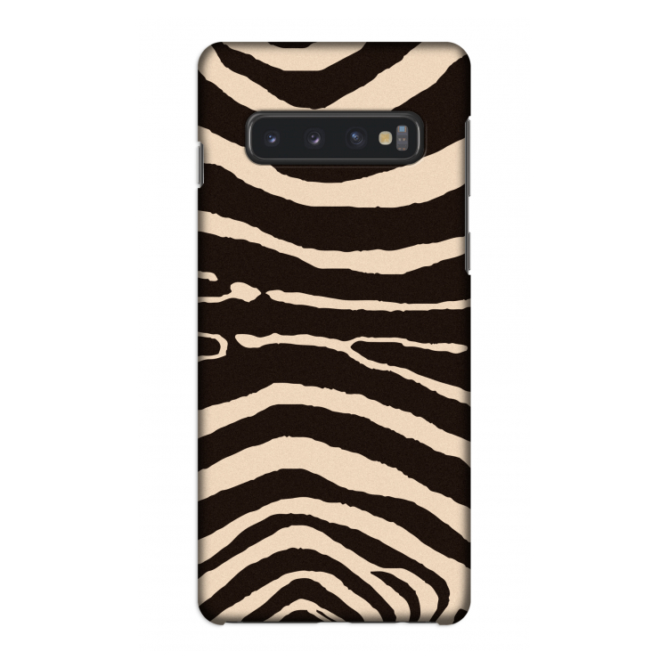 Arizona Zebra: Samsung Galaxy S10 4G Volledig Geprint Hoesje
