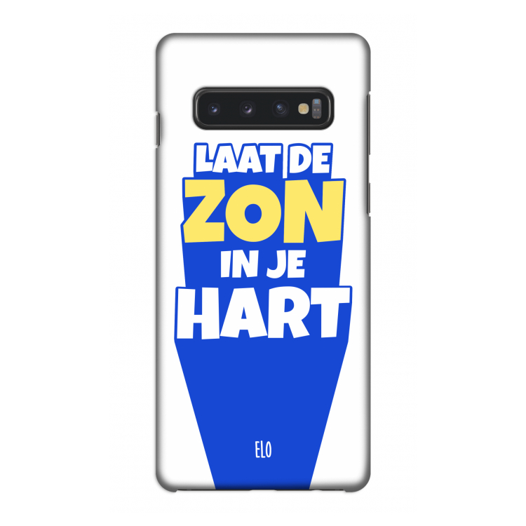 Laat de zon in je hart: Samsung Galaxy S10 4G Volledig Geprint Hoesje