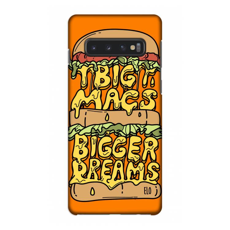 Big Macs Bigger Dreams: Samsung Galaxy S10 4G Volledig Geprint Hoesje