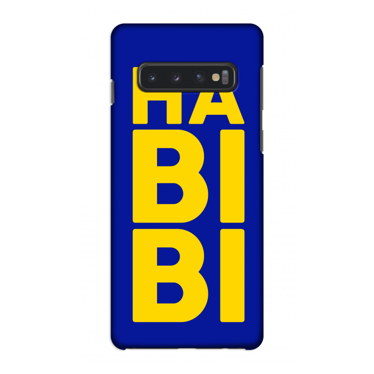 Habibi Blue: Samsung Galaxy S10 4G Volledig Geprint Hoesje
