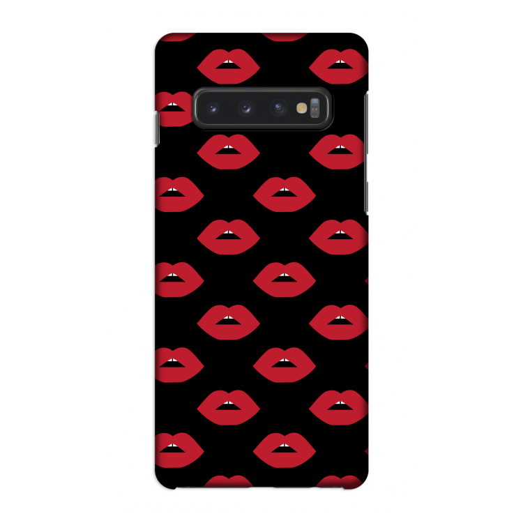 Lips: Samsung Galaxy S10 4G Volledig Geprint Hoesje