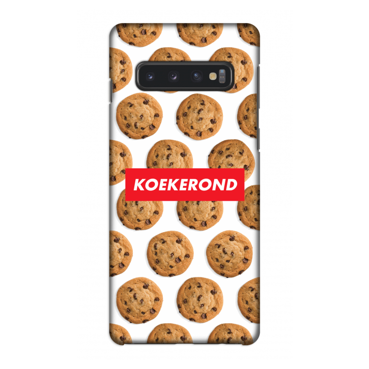 Koekerond: Samsung Galaxy S10 4G Volledig Geprint Hoesje