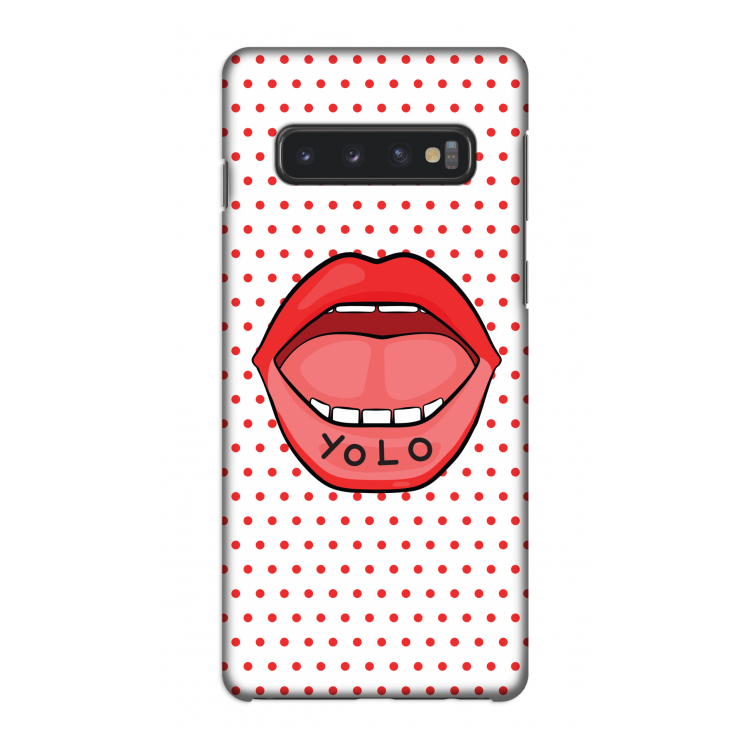 Yolo Denise: Samsung Galaxy S10 4G Volledig Geprint Hoesje