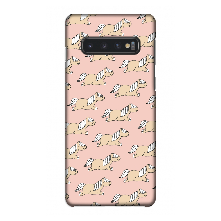 Ponys: Samsung Galaxy S10 4G Volledig Geprint Hoesje